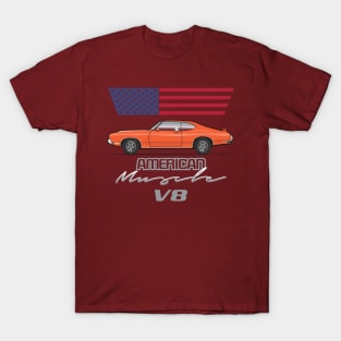 orange american muscle T-Shirt